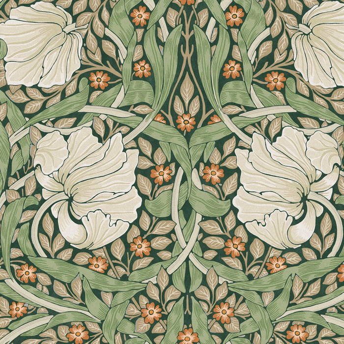 William Morris at Home vliesbehang Pimpernel Green