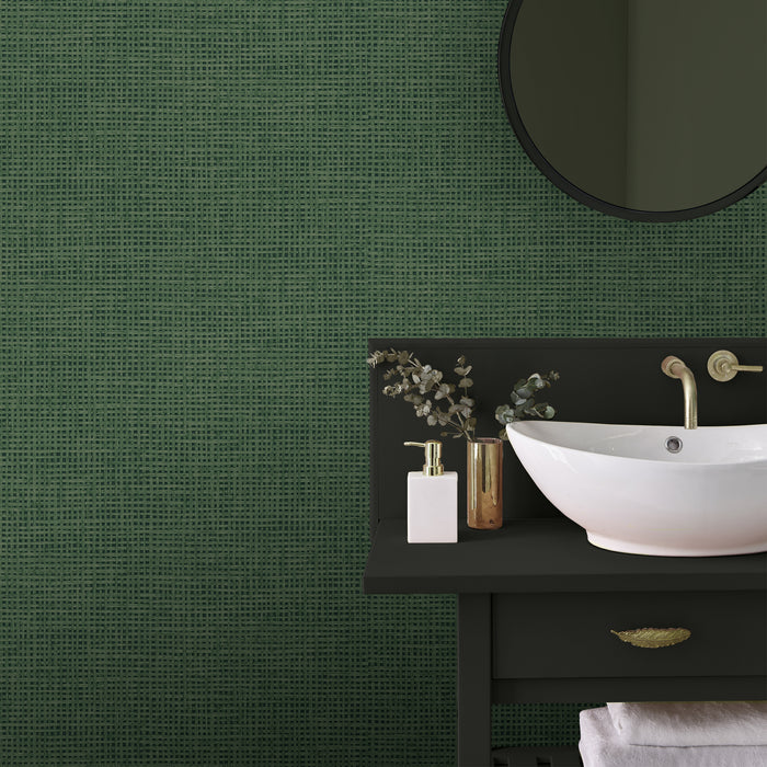 Graham & Brown vliesbehang Rustic Weft Palm