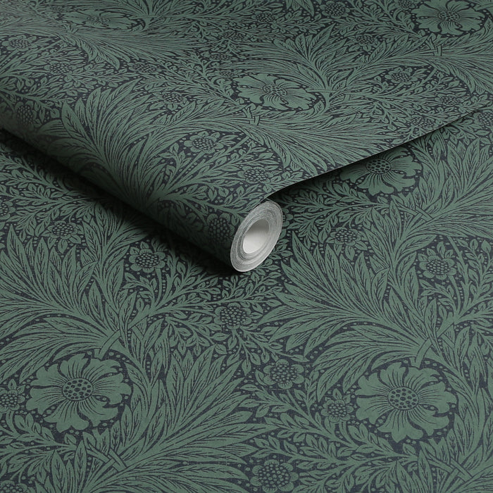William Morris at Home vliesbehang Marigold Fibrous Green