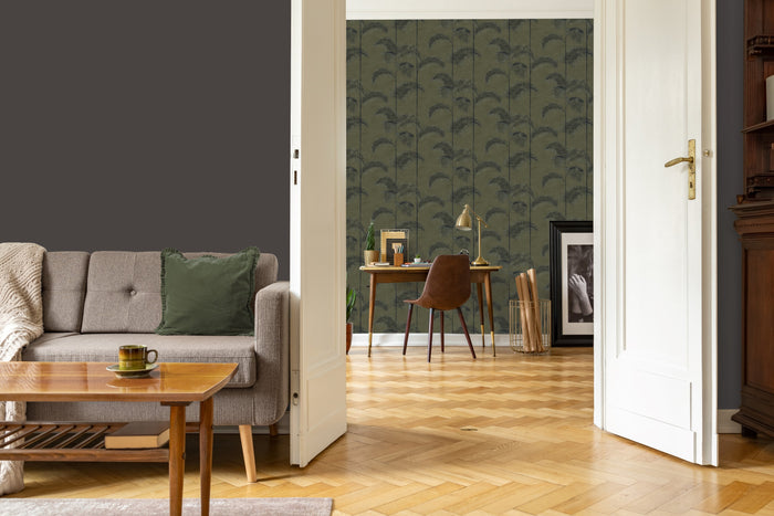 LOOKS by Wolfgang Joop vliesbehang Palm deluxe groen 10mx53cm