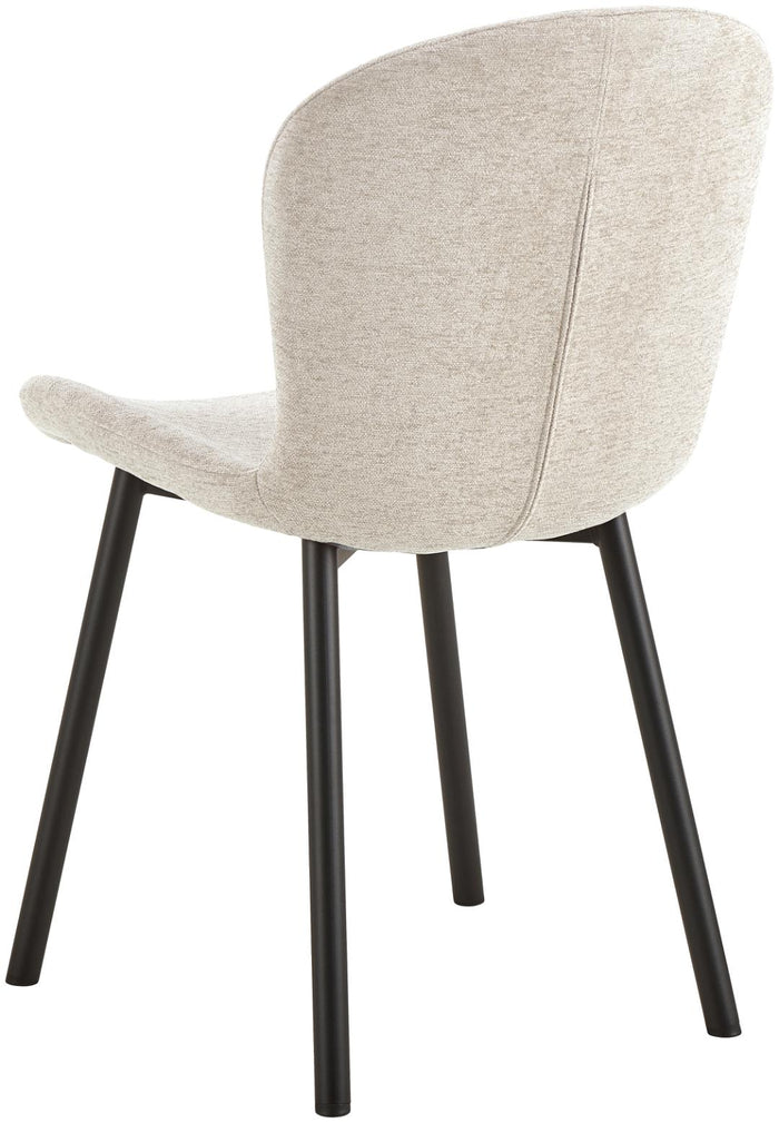 Giga Living - Eetkamerstoel - Beige - Stof - Galtor - Set van 2