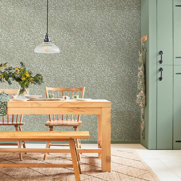 William Morris at Home vliesbehang Willow Bough Sage