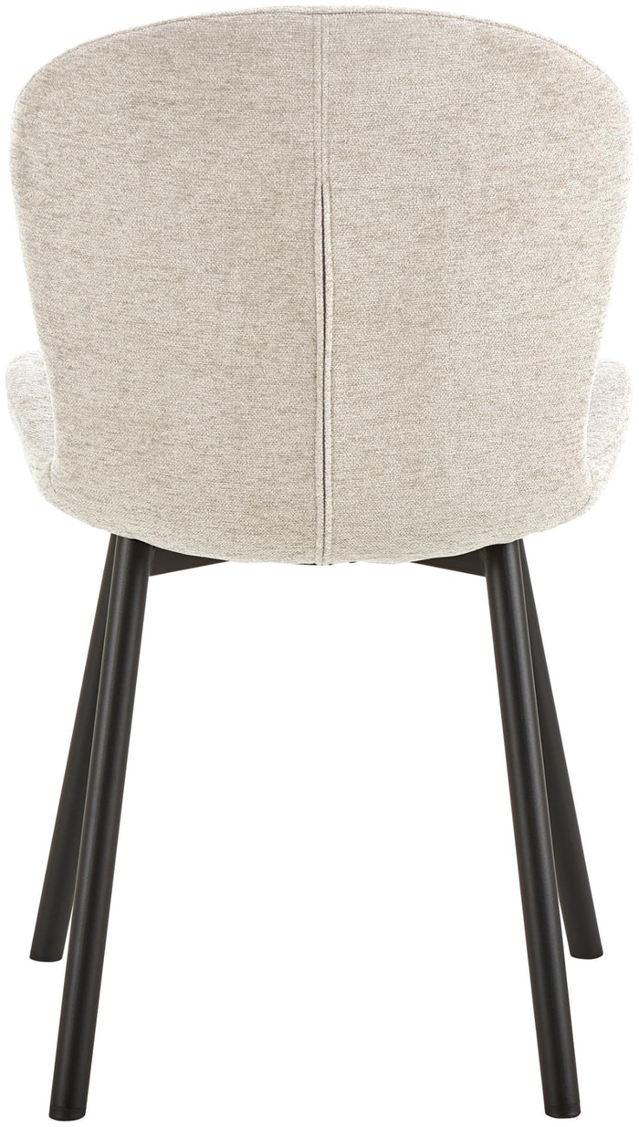 Giga Living - Eetkamerstoel - Beige - Stof - Galtor - Set van 2