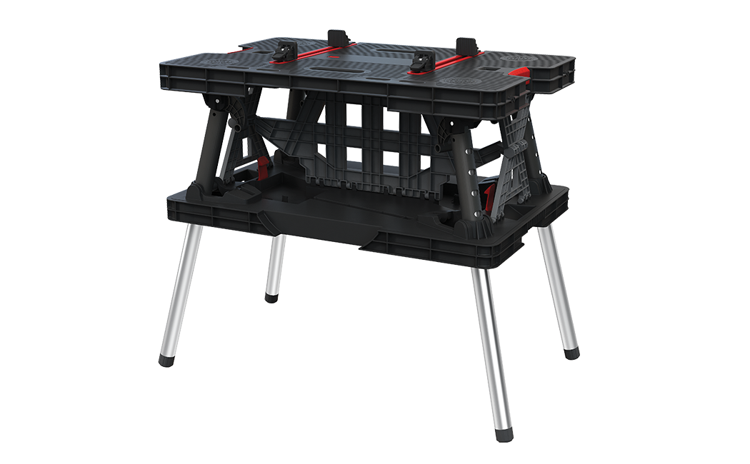 Keter Opvouwbare werktafel met klemmen - 91x55,5x75,5 cm
