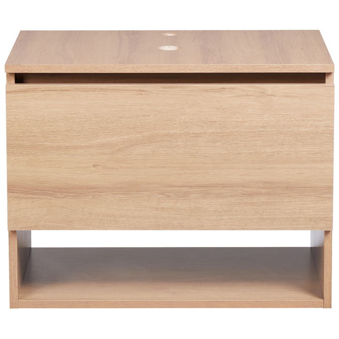 Beliani - NATAL - Wastafelkast - Lichtbruin - Vezelplaat