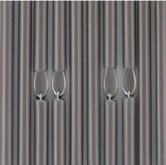 Vliegengordijnenexpert Vliegengordijn Hulzen - Zilver 100 x 240 cm op