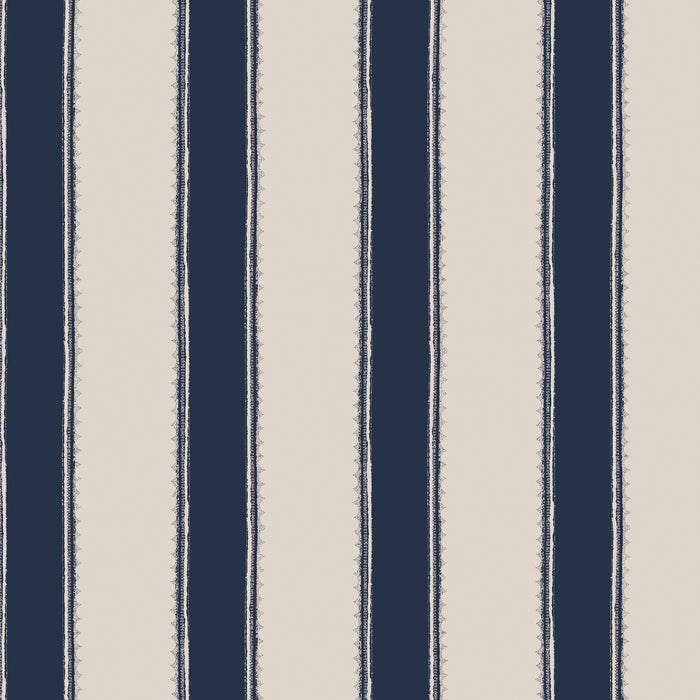Laura Ashley Denwick Stripe Behang - Streep - 10mx52cm - Blauw