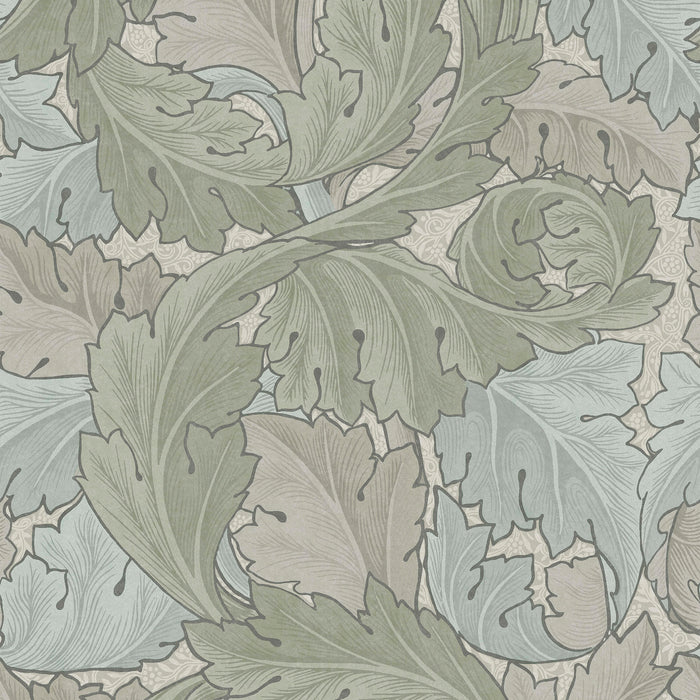 William Morris at Home vliesbehang Acanthus Sage & Duck Egg