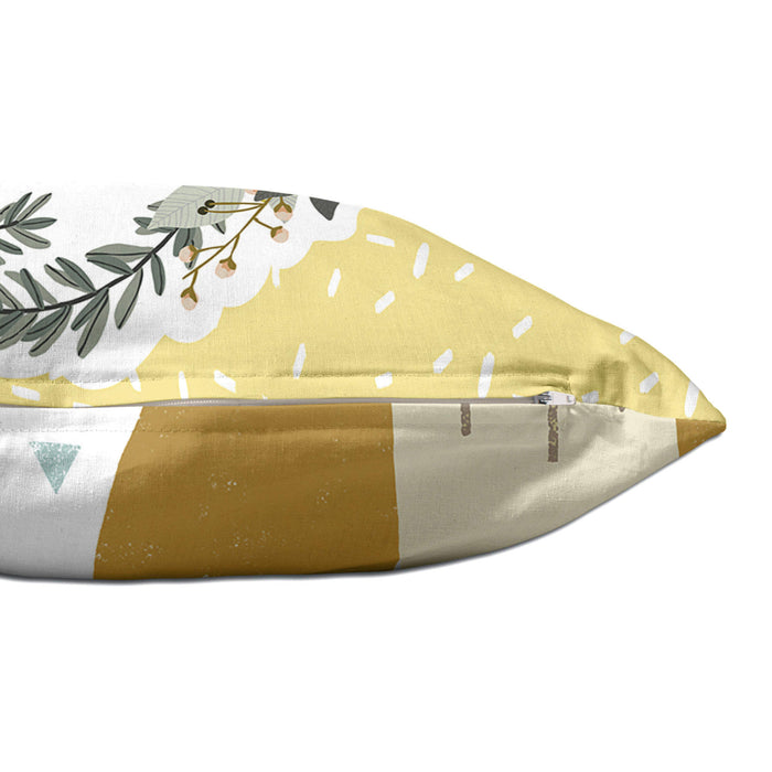 Harvestwood Kussenhoes 50x30 cm Moshi Moshi, Veelkleurig, 100% katoen, de kwaliteit van 150 hilos