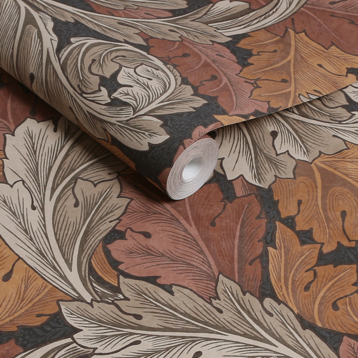 William Morris at Home vliesbehang Acanthus Burnt Orange