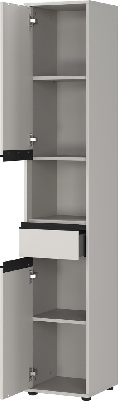 Germania Lemont Steengrijs Badkamerkast Slim H181 cm