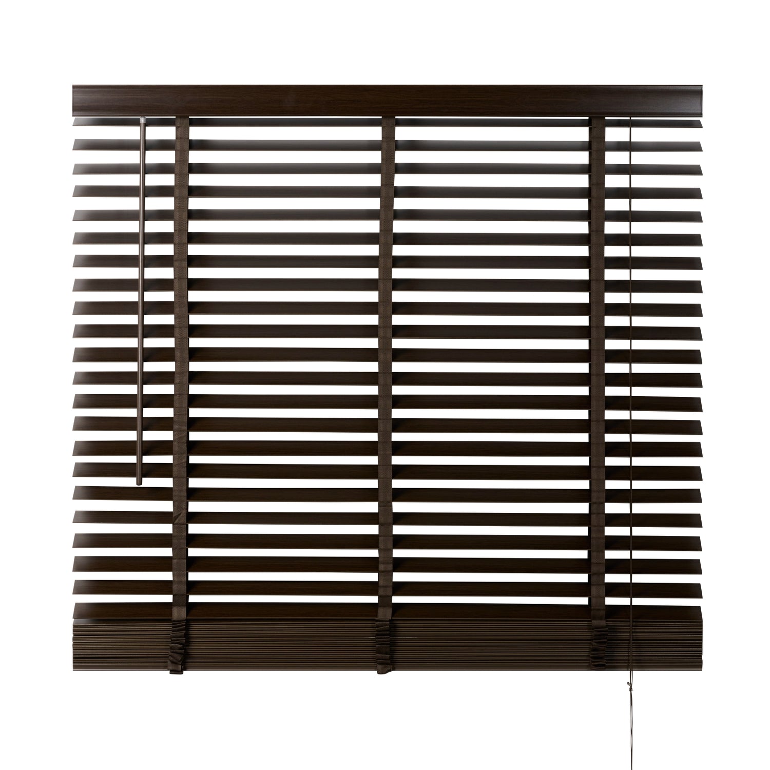 Jaloezie Hout Bruin - Hout - 120x210x5cm (BxHxD)