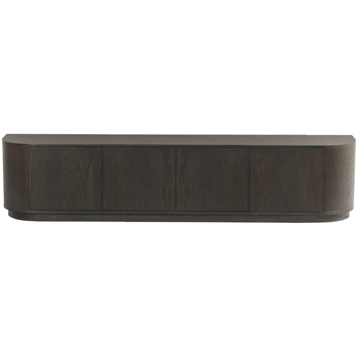 Livingfurn - Tv-meubel Donkerbruin Eiken - 220x40x45 - Novero