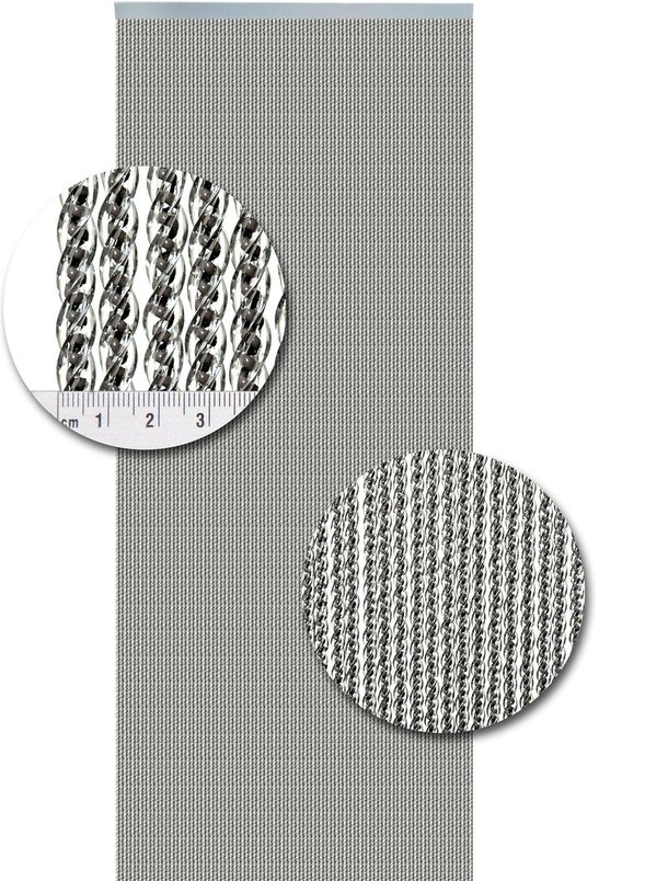 Vliegengordijnexpert Vliegengordijn, 92 x 210 cm, Venetie Taupe