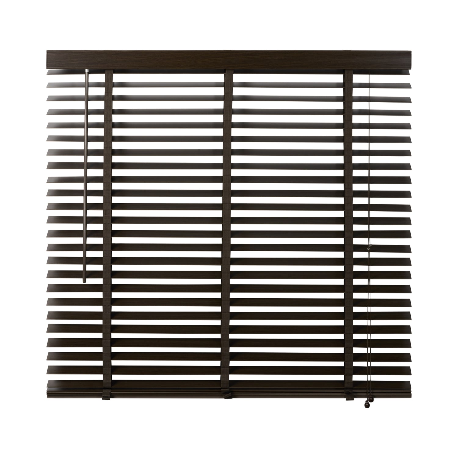 Jaloezie Hout Bruin - Hout - 120x130x5cm (BxHxD)