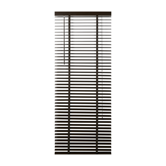 Jaloezie Hout Bruin - Hout - 60x210x5cm (BxHxD)