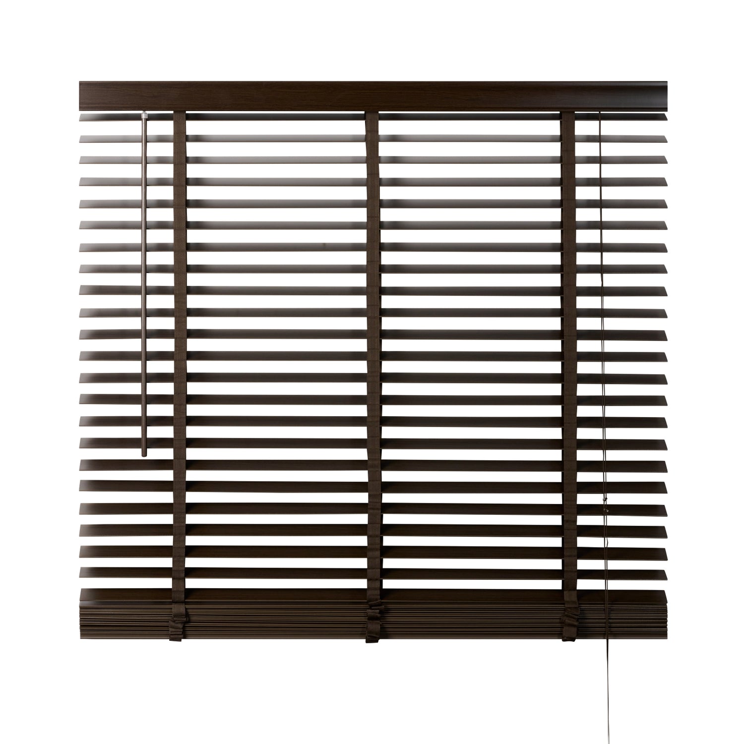 Jaloezie Hout Bruin - Hout - 100x180x5cm (BxHxD)