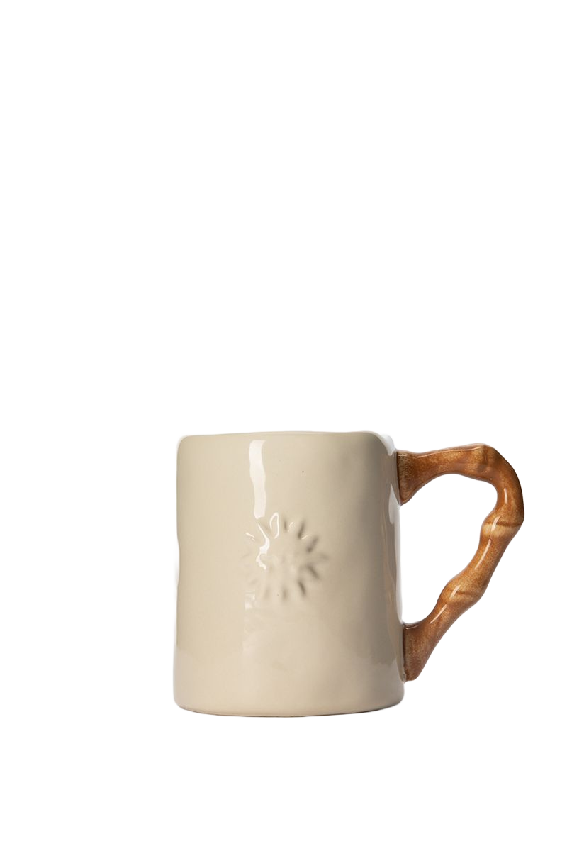 Sissy-Boy Beige mok met bamboe oor