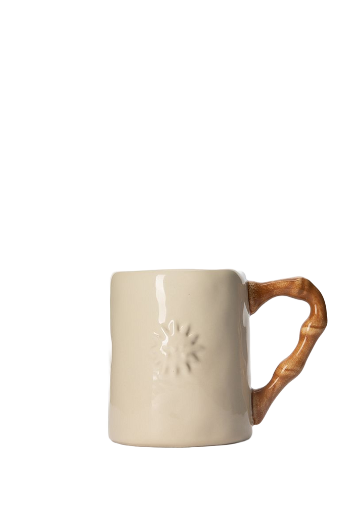 Sissy-Boy Beige mok met bamboe oor