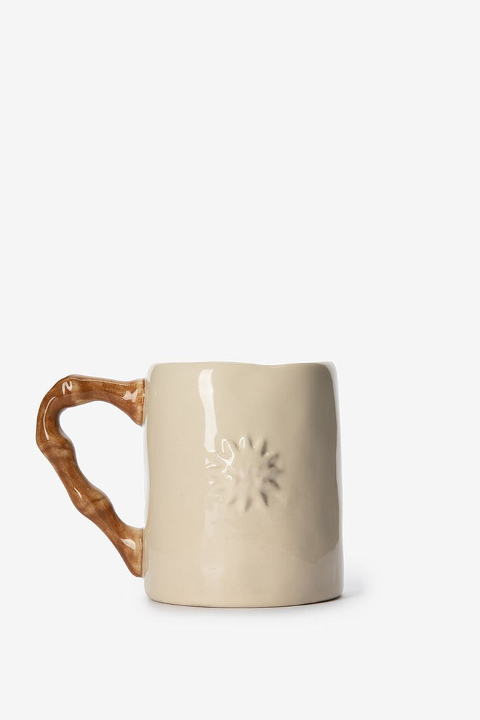 Sissy-Boy Beige mok met bamboe oor