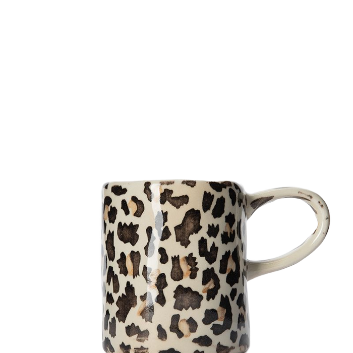 Sissy-Boy Lichtbruine mok met leopard print