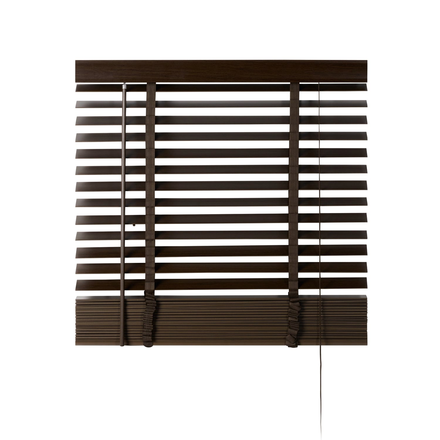 Jaloezie Hout Bruin - Hout - 80x210x5cm (BxHxD)