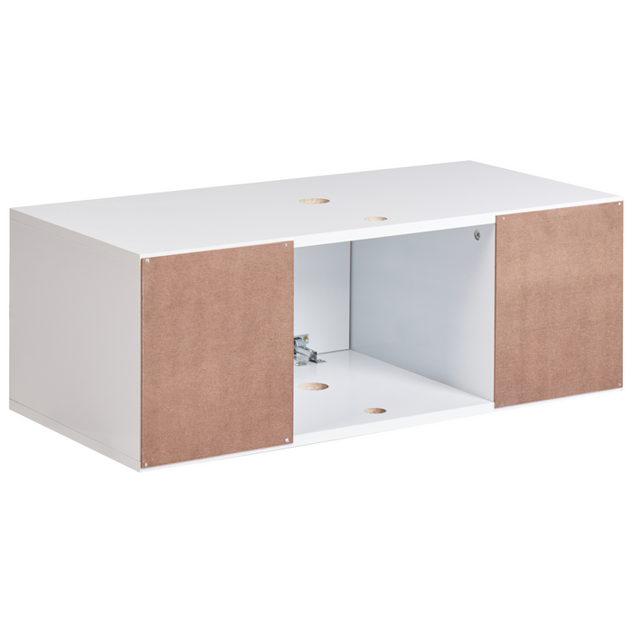 Beliani - CASCAVEL - Badkamerkast - Wit - 80 x 40 cm - MDP