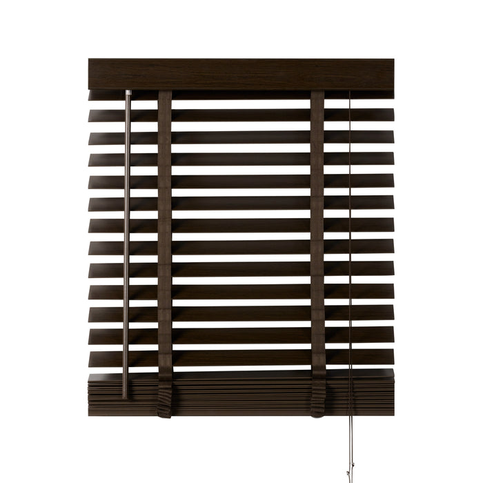 Jaloezie Hout Bruin - Hout - 60x130x5cm (BxHxD)
