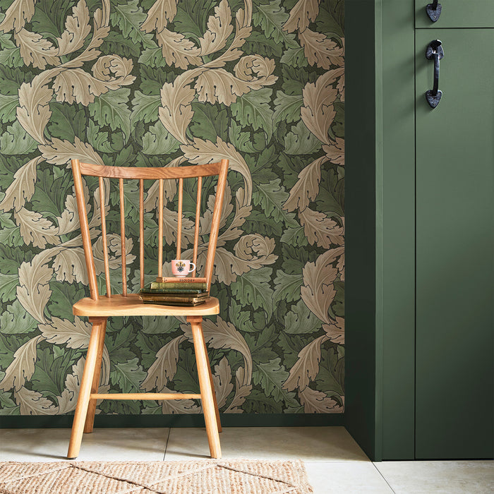 William Morris at Home vliesbehang Acanthus Green