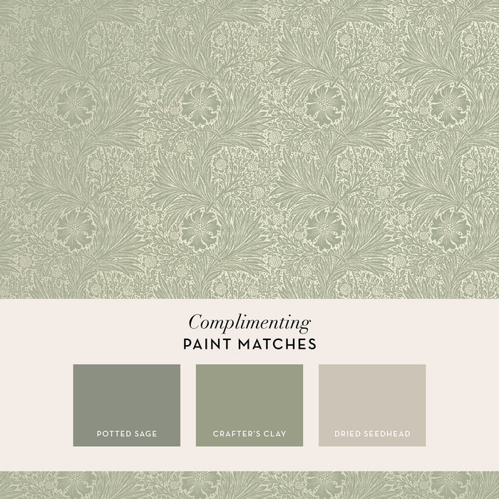 William Morris at Home vliesbehang Marigold Fibrous Sage