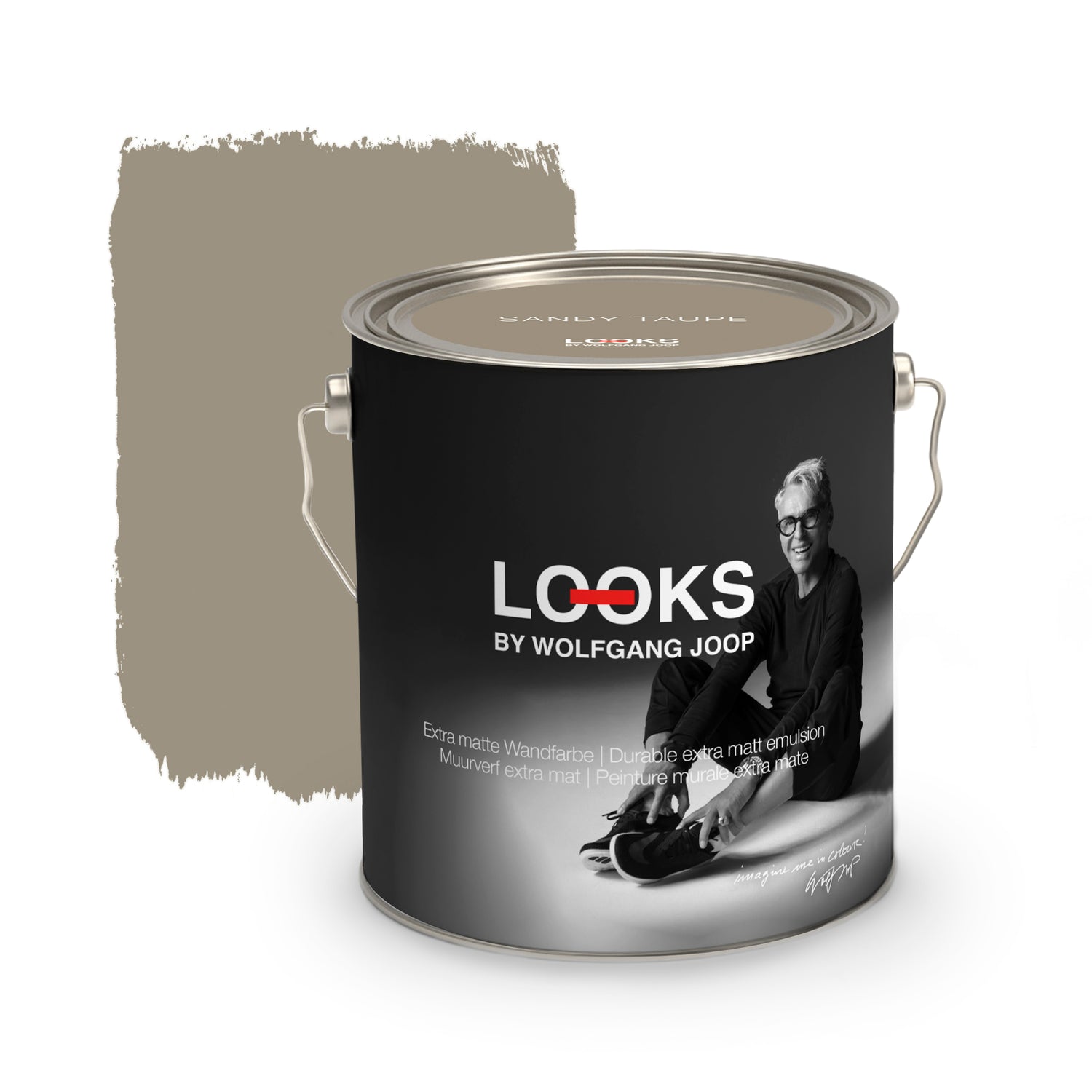 LOOKS by Wolfgang Joop Matte Muurverf Taupe 2,5L