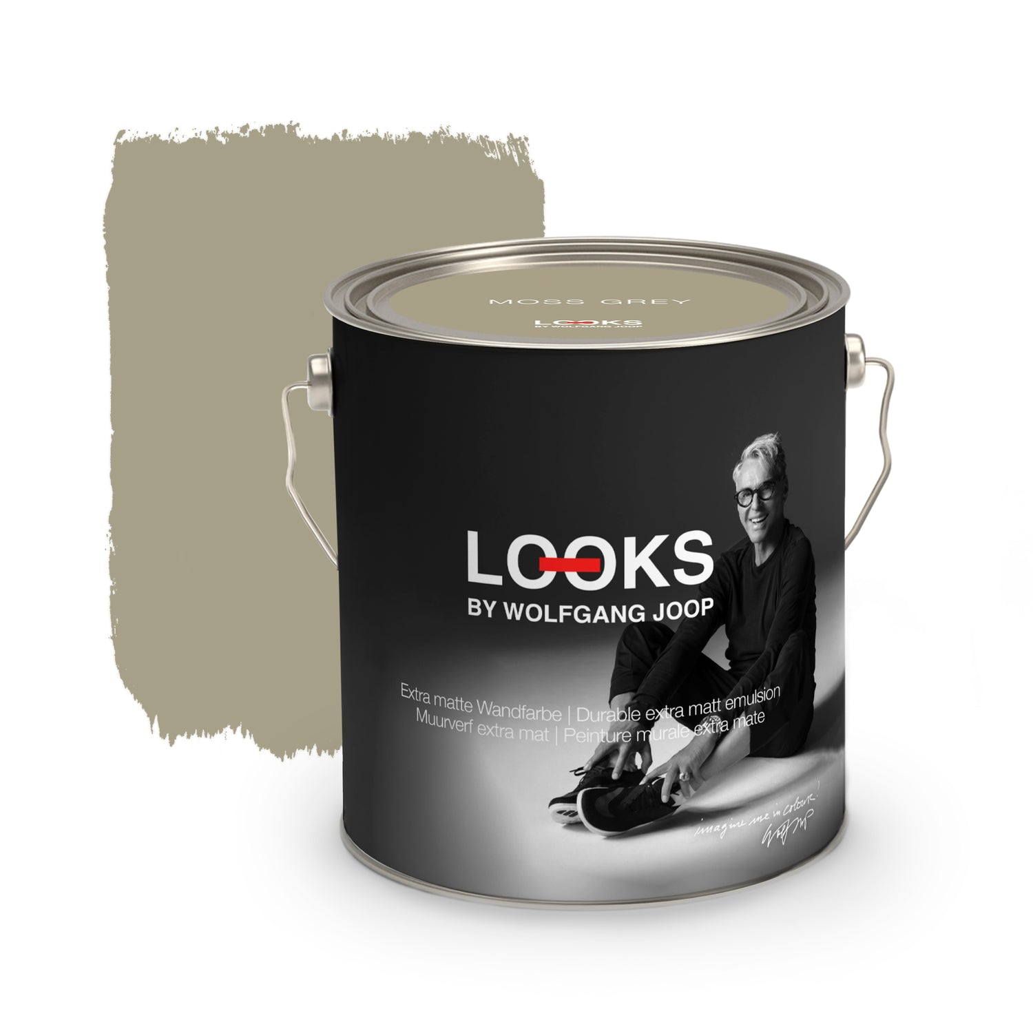 LOOKS by Wolfgang Joop Matte Muurverf grijs 2,5L