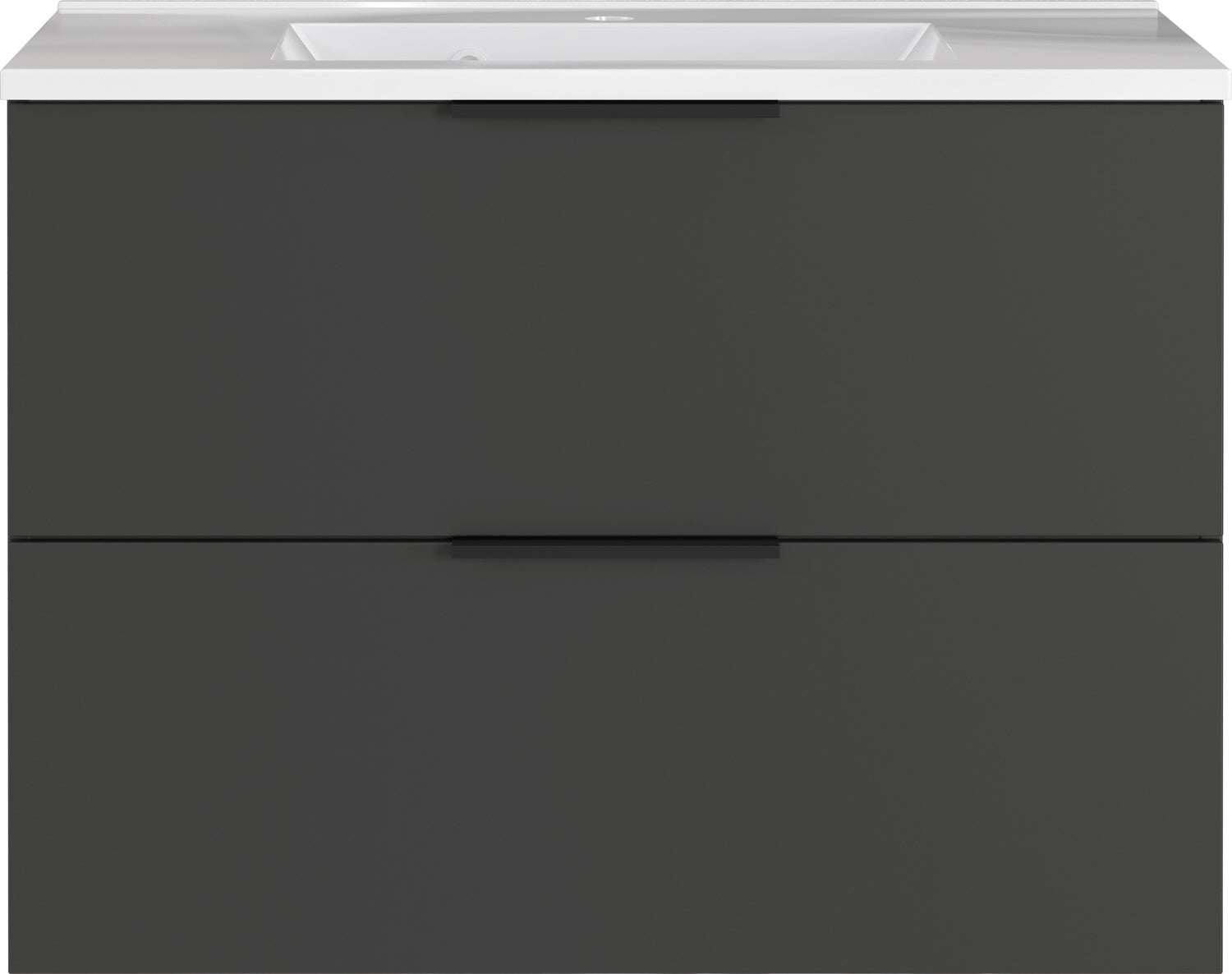 Germania Crandon Grafiet Wastafel 80 cm