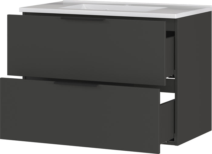 Germania Crandon Grafiet Wastafel 80 cm