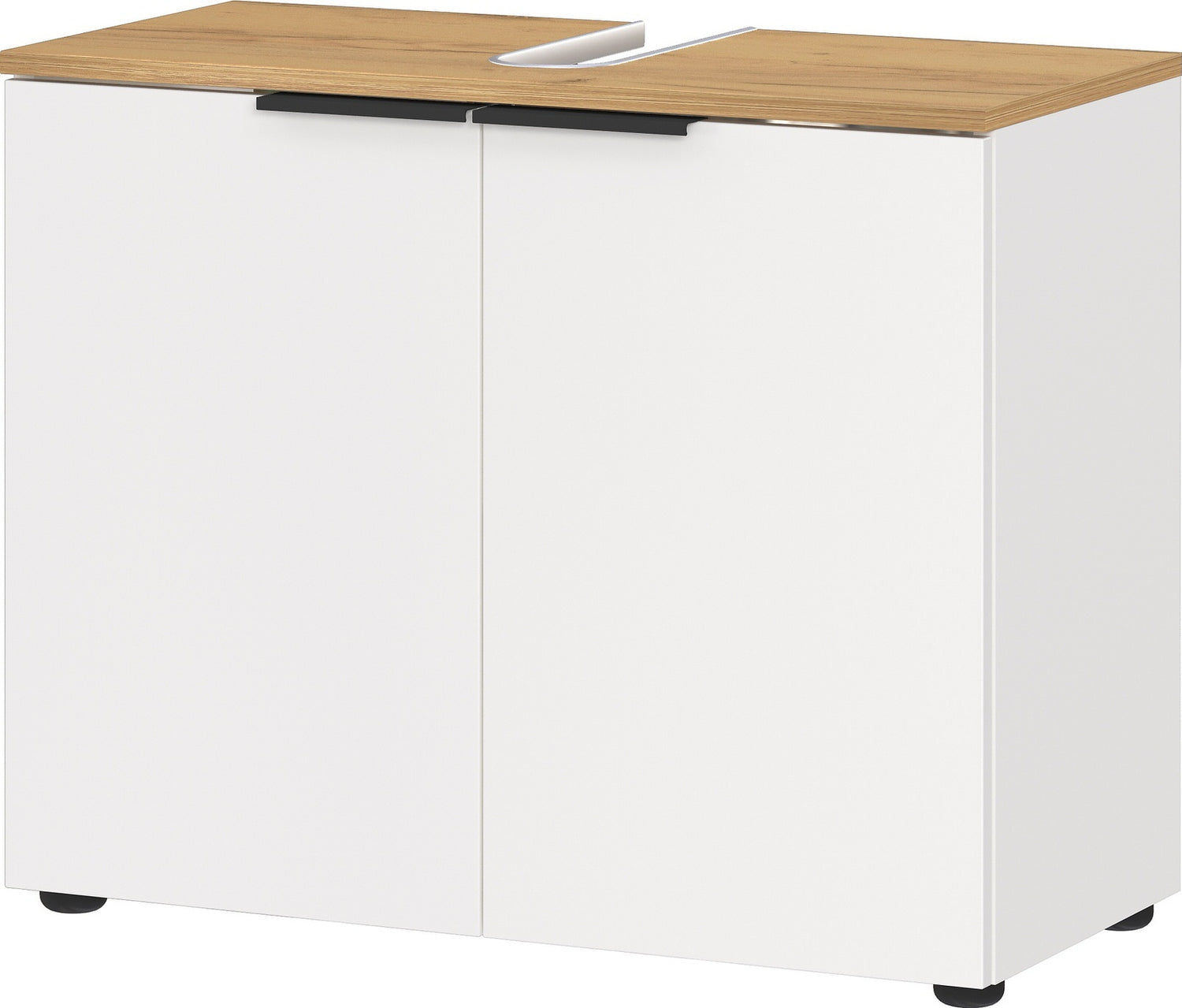 Germania Menen Wit | Eiken Wastafelonderkast 70 cm
