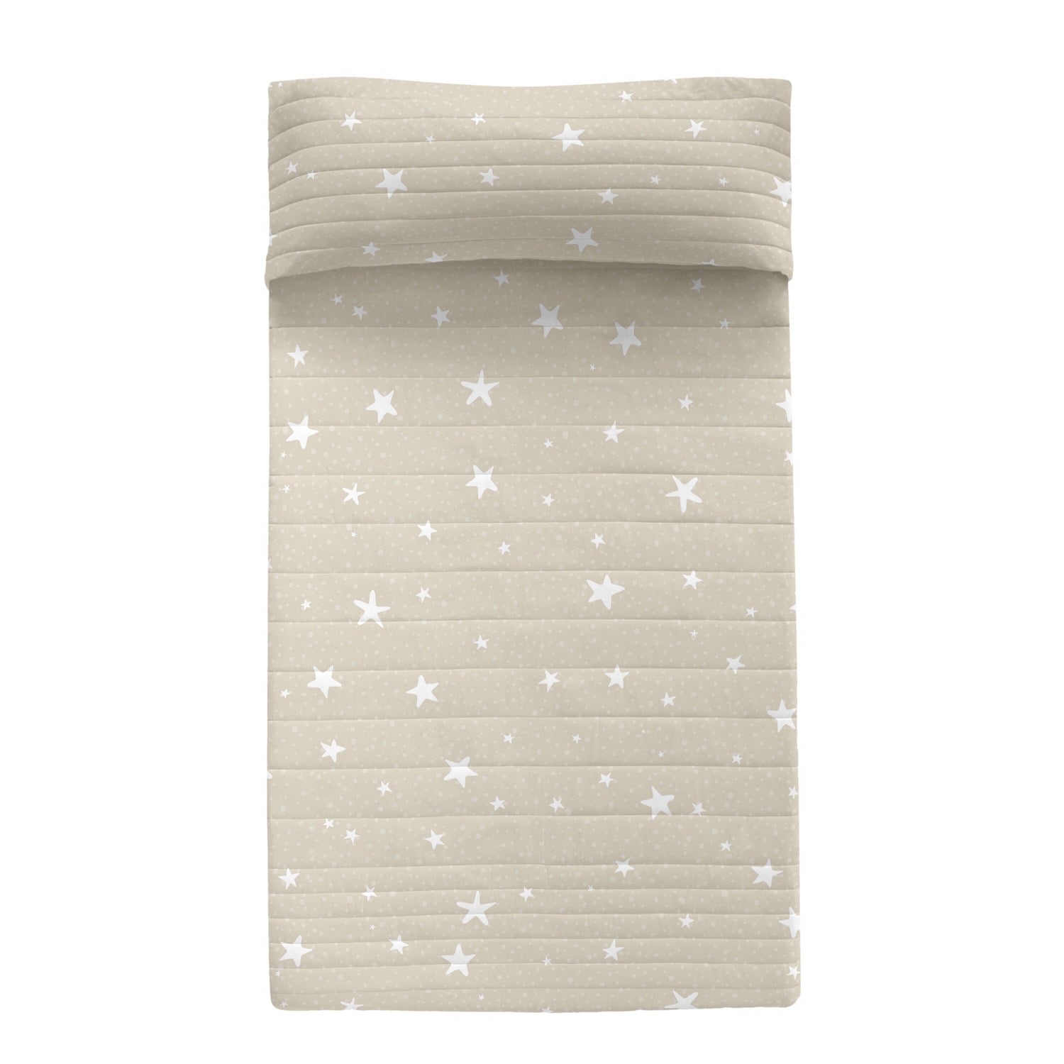 Little star Sprei Beige Basic Kids, Beige, 100% Katoen (buitenkant) 100% Polyester (vulling), de kwaliteit van 150 TC