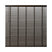Jaloezie Hout Bruin - Hout - 180x180x5cm (BxHxD)