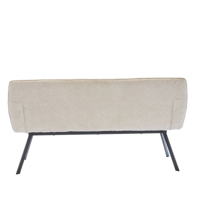 Giga Meubel - Eetkamerbank - Beige Stof - 160x60x88cm - Harper