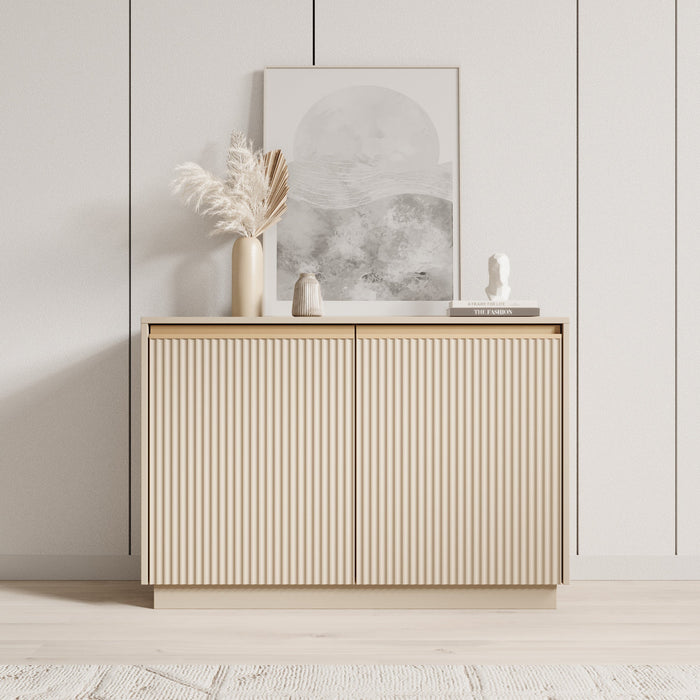 Meubella - Dressoir Remy - Beige - 104 cm