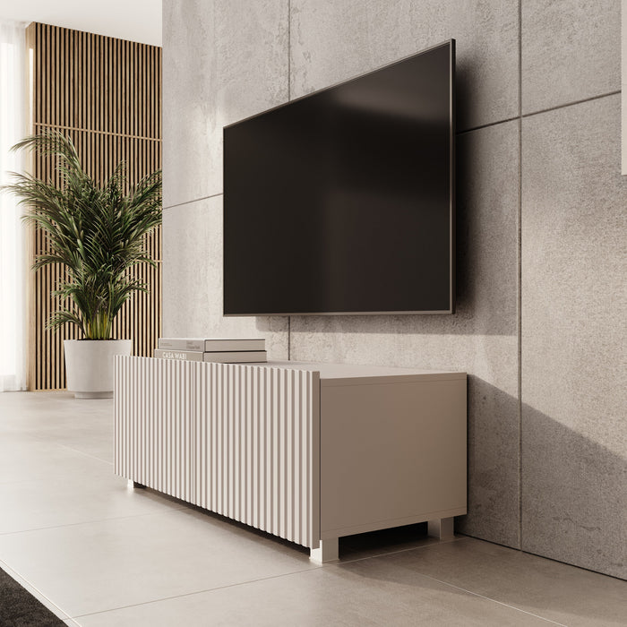 Meubella - TV-Meubel Kenderes - Beige - 100 cm