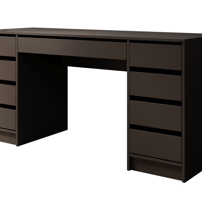 Meubella - Bureau Avio 2 - Zwart - 154 cm