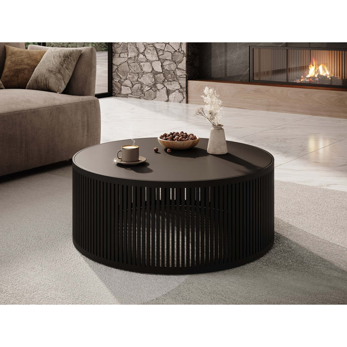 Meubella - Salontafel Vanya - Zwart - 75 cm