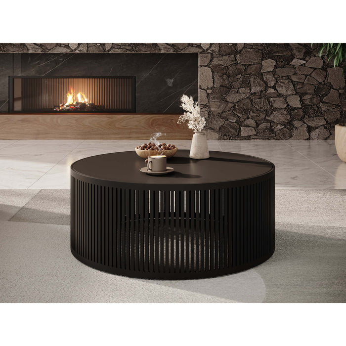 Meubella - Salontafel Vanya - Zwart - 75 cm