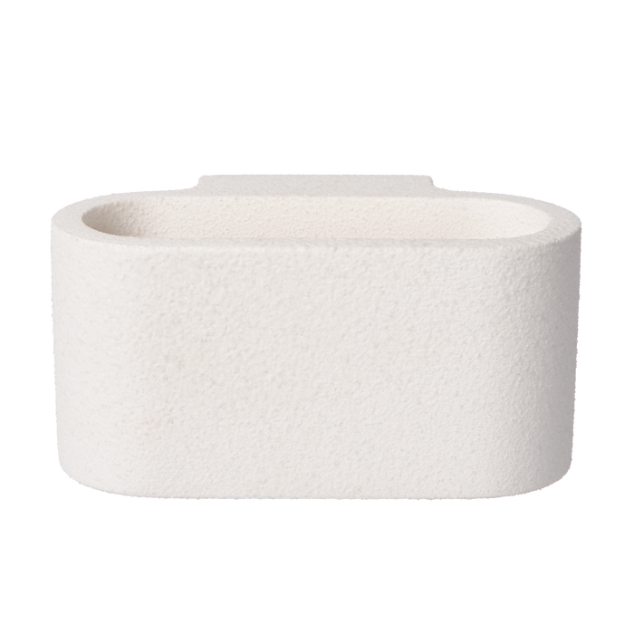 Atmooz Juan Wandlamp - 18x10x9 cm - Wit Gips - Modern Design