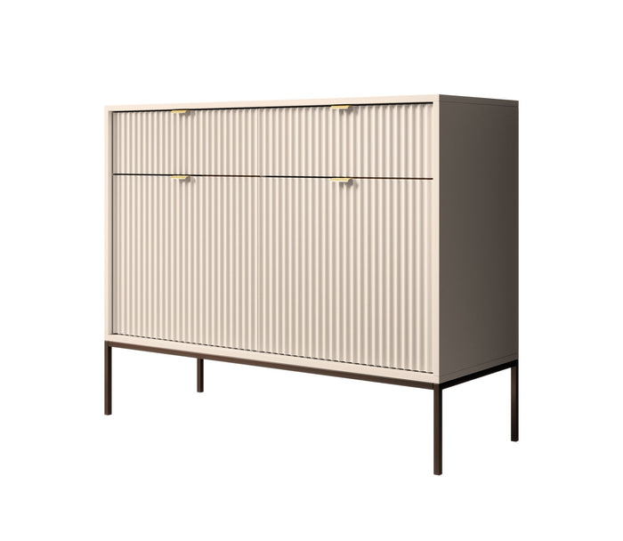 Meubella - Dressoir Navil - Beige - 104 cm