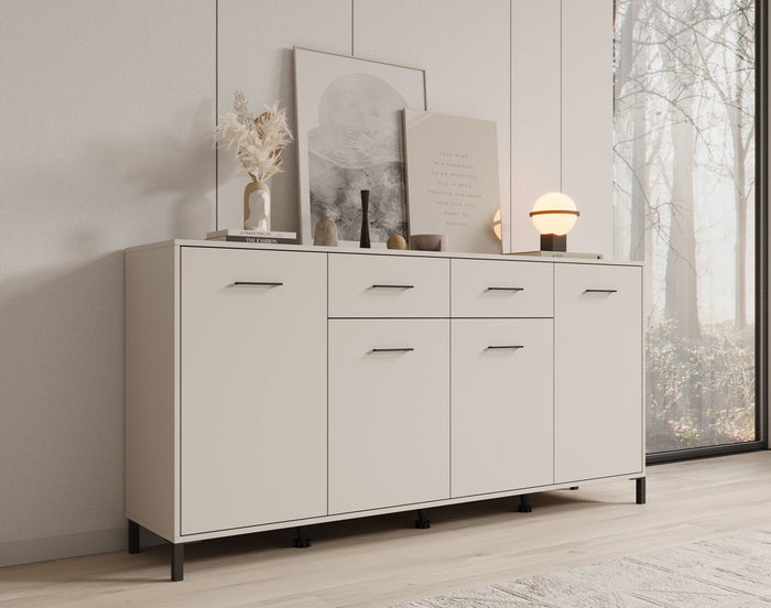 Meubella - Dressoir Vidor - Beige - 183 cm