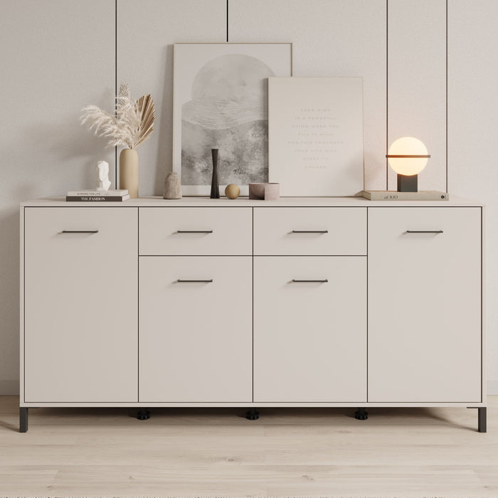 Meubella - Dressoir Vidor - Beige - 183 cm