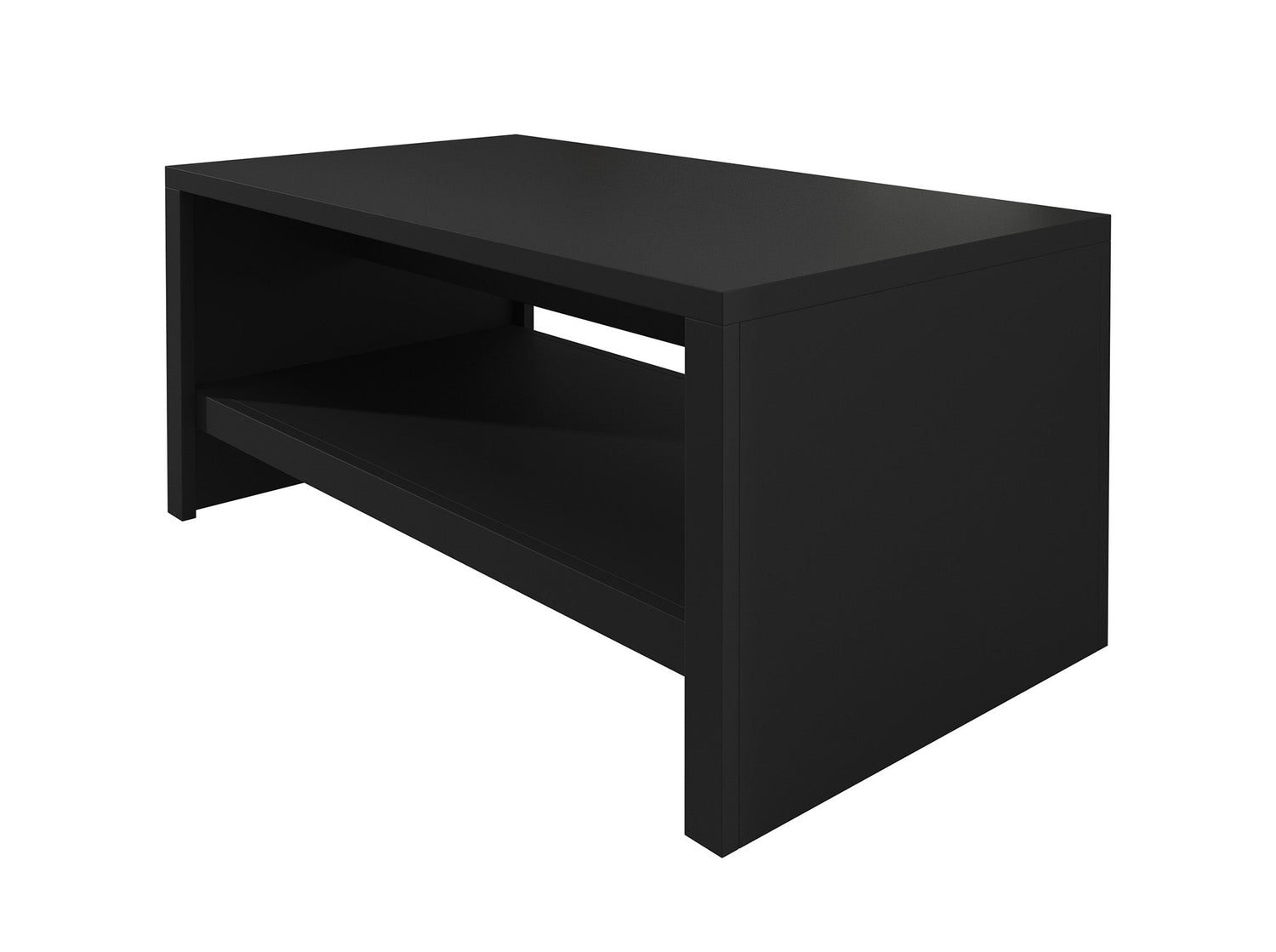 Meubella - Salontafel Monaco - Mat zwart - 120 cm