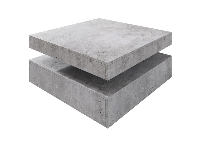 Meubella - Salontafel Carlo - Betonlook - 78 cm