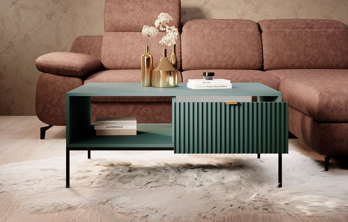 Meubella - Salontafel Navil - Groen - 104 cm